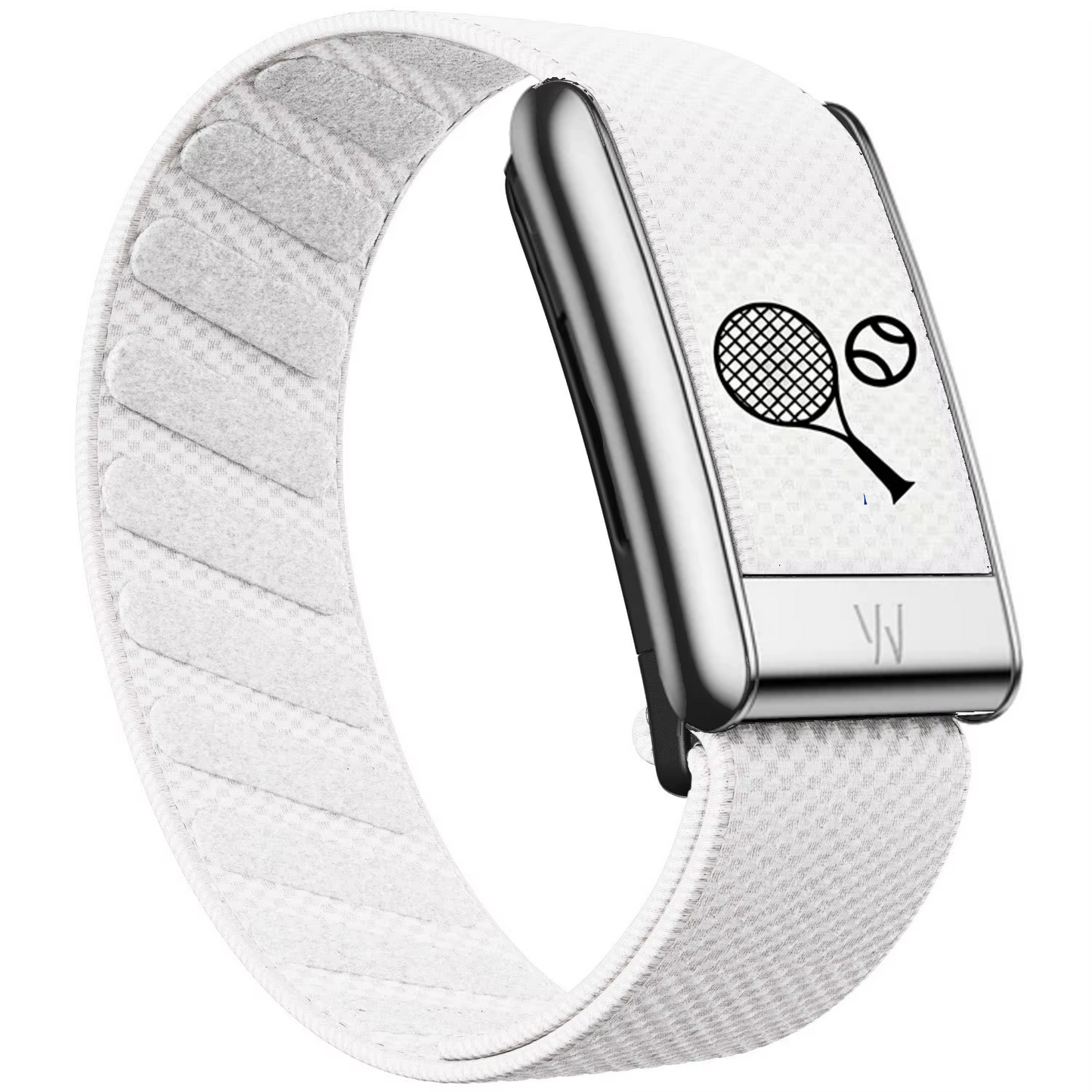 Tennis Band With Chrome Silver Hardware 5.0